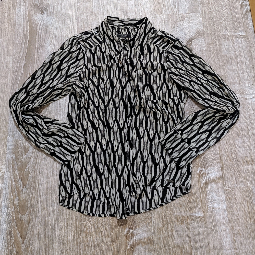 Guess long sleeve blouse